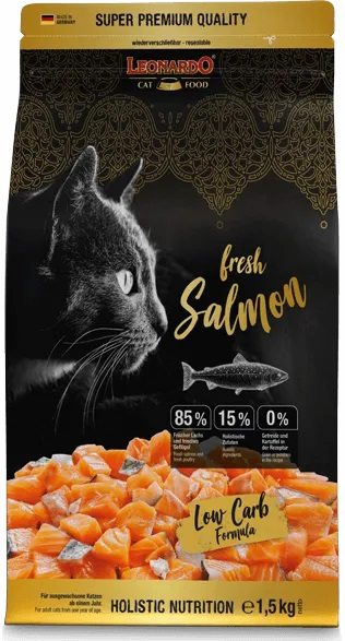 LEONARDO® Trockenfutter - fresh Salmon 1,5kg - Lachs, Getreidefrei