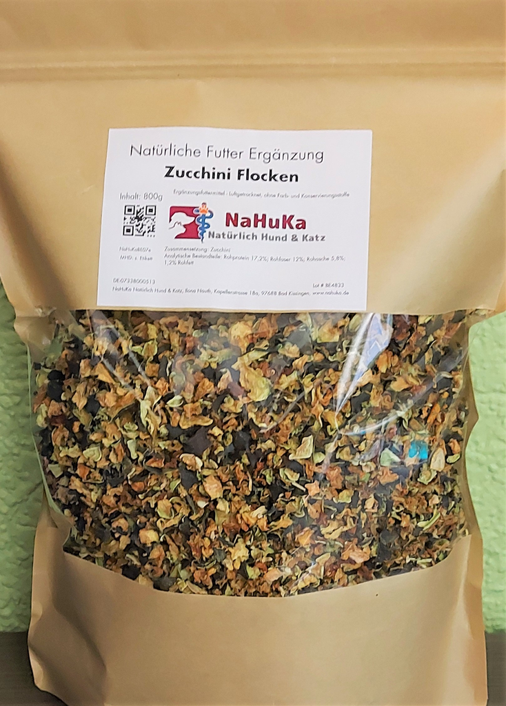 NaHuKa Beiflocken - Zucchini Flocken 800g getrocknet