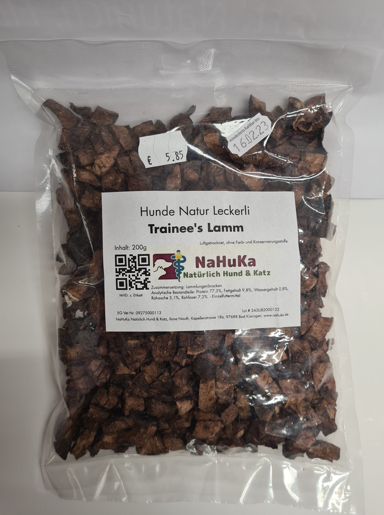NaHuKa Natur Leckerli - Trainee's Lammlunge 200g 