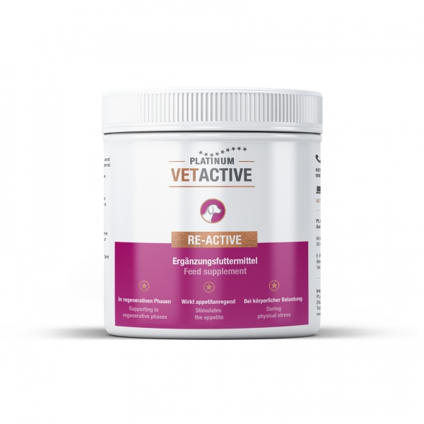 PLATINUM VETACTIVE Re-Active Energie & Nährstoffe 250g