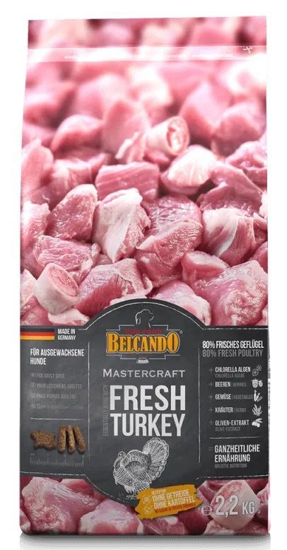 BELCANDO® Mastercraft fresh turkey 2,2kg  - Trockenfutter für Hunde