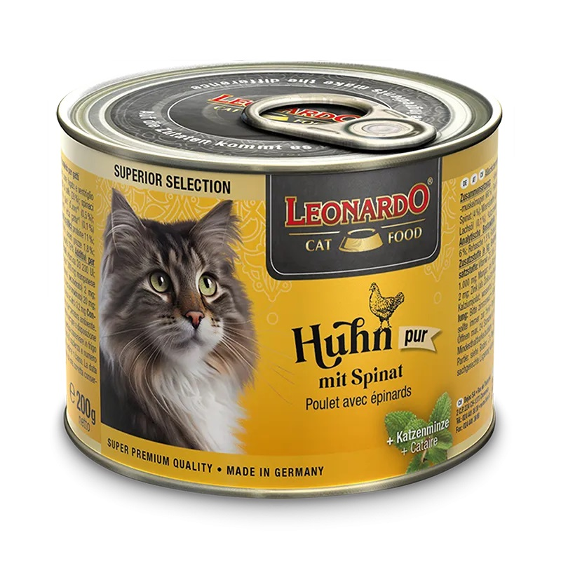 LEONARDO® Dose Superior Huhn pur mit Spinat 200g