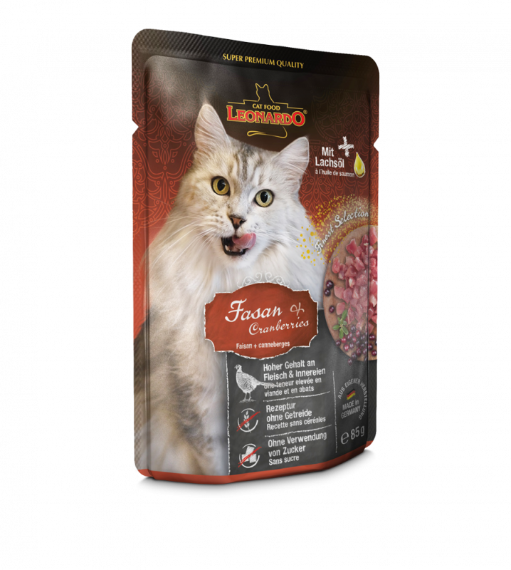 LEONARDO® Pouches 85g Fasan & Cranberries - Frischebeutel Finest Selection
