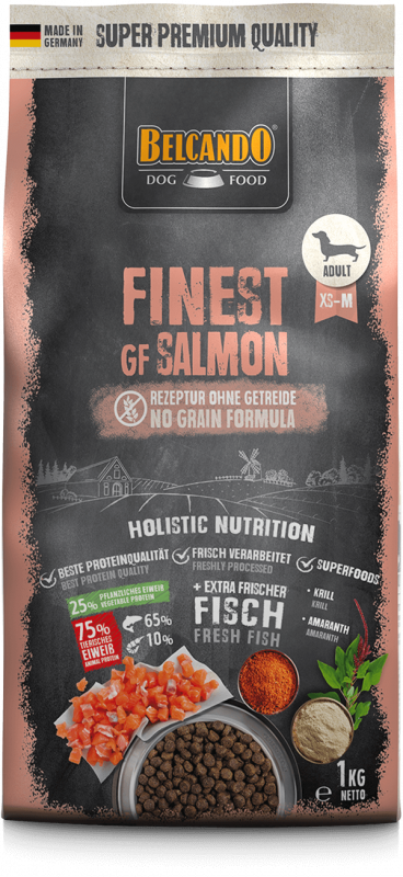 BELCANDO® Trockenfutter Finest GF Salmon 1kg für Hunde