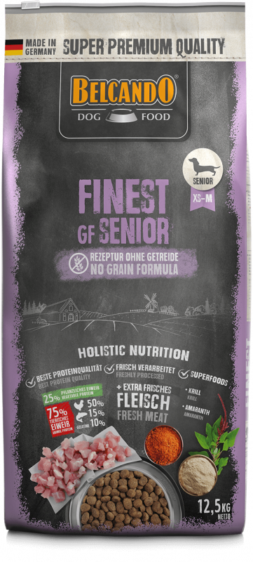 BELCANDO® Trockenfutter Finest GF Senior 12,5kg für Hunde
