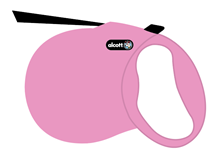 [849910119491] Alcott Wanderer Automatik-Rollleine L pink 5m Gurt für Hunde bis 50kg