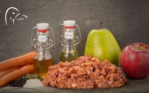 [Bel3070] BARF Entenfleisch 500g - Komplettmenü für Hunde