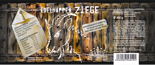 [P0008085] Tarus Edelhappen Ziege 400g pur - Reinfleischdose