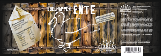 [P0008097] Tarus Edelhappen Ente 800g pur - Reinfleischdose