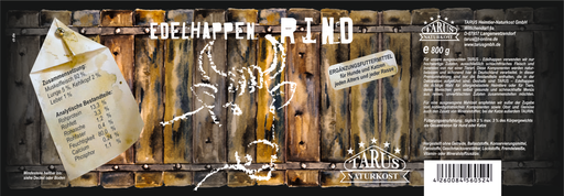 [P0008104] Tarus Edelhappen Rind 800g pur - Reinfleischdose
