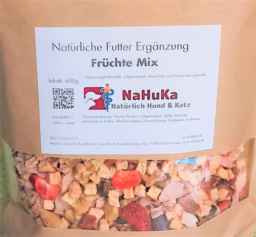 [NaHuKaBE017] NaHuKa Beiflocken - Früchtemix 600g
