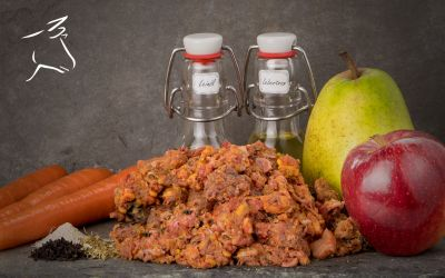 [Bel5000] BARF für Katzen: Rindfleisch 250g - Komplettmenü