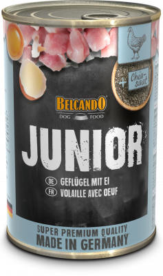 [P0008449] BELCANDO® Dose 400g Junior Geflügel mit Ei