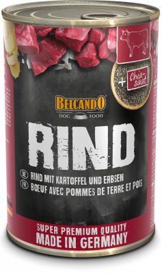 [P0008452] BELCANDO® Dose 400g Rind mit Kartoffeln & Erbsen