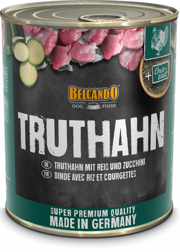 [P0008470] BELCANDO® Dose 800g Truthahn mit Reis & Zucchini