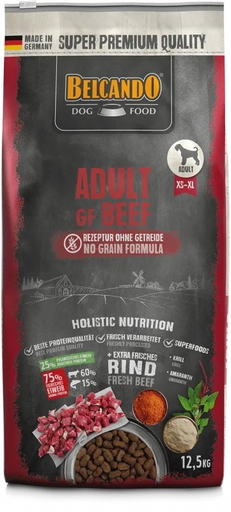 [P0008478] BELCANDO® Trockenfutter Adult GF Beef 12,5kg für Hunde