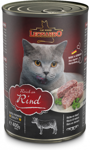 [P0008516] LEONARDO® Premium-Dose: Reich an Rind 400g